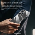 thumbnail image 6 of Dteck Kickstand Case for iPhone 15 Pro, Built-in Camera Ring Stand Case Non-Yellowing TPU Shockproof Slim PC Clear Back Cover for iPhone 15 Pro,Darkblue, 6 of 7