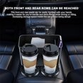 thumbnail image 2 of Car Armrest Storage Box, 2024 Creative Car Seat Organizer with Foldable Cup Holder, Car Console Side Organizer, Multifunctional Car Seat Organizer for Water Cup, Paper Towels, Mobile Phones (Beige), 2 of 5