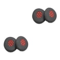 thumbnail image 4 of Seitruly Cojines para auriculares Almohadillas para los oídos Protección transpirable profesional Reemplazo de auriculares para auriculares Negro+Rojo 2Conjunto, 4 of 6