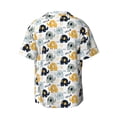thumbnail image 5 of KLL Cute Elephant Print Men's Shirt Short Sleeve Button Down Summer Cuba Beach Shirts- 4X-Large, 5 of 5