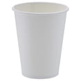 thumbnail image 1 of Amazon Basics Compostable Vasos de café desechables de papel de 12 onzas, 1000 unidades (paquete de 1), color blanco, 1 of 9