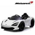 thumbnail image 1 of VOLTZ TOYS 12V Ride on Car for Kids, Mclaren 720S with Remote Control, Leather Seat, Butterfly Doors, Bluetooth MP3 and LED Lights, Licensed Model (White), 1 of 9