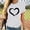 White#1, variant on LEBONYARD Womens Summer Tops Tops for Women Trendy summer saving,Women Short Sleeves Crewneck Heart-shaped Print Casual Tops Blouse T-shirt White S