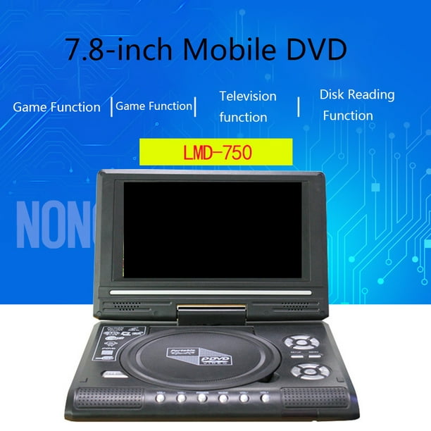 Lecteur DVD portable écran de rotation de 270 degrés HD mini