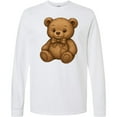 thumbnail image 3 of Inktastic Adorable Teddy Bear Sketch Vintage Charm Long Sleeve T-Shirt, 3 of 5