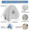 thumbnail image 2 of Heart Shaped Orthopedic Sleeping Pillow For Legs Wedge Cushion With Knee Support Sciatica Pads Body, 2 of 4