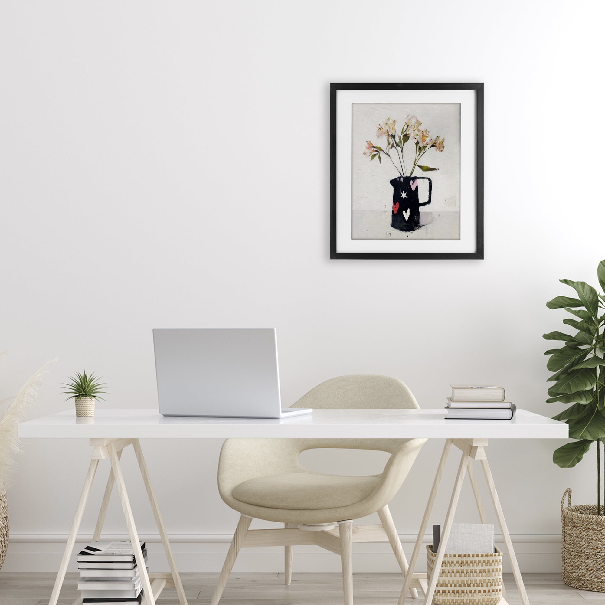 Stupell Industries Urban Mirage of Petals Black Framed Print Under Glass, design by Svetlana Aleynikova