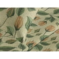 thumbnail image 3 of Ambesonne Tulips Quilted Coverlet 3 Pcs, Wild Boho Leaves Print Art, Queen Size, Fern Green Avocado Green, 3 of 4