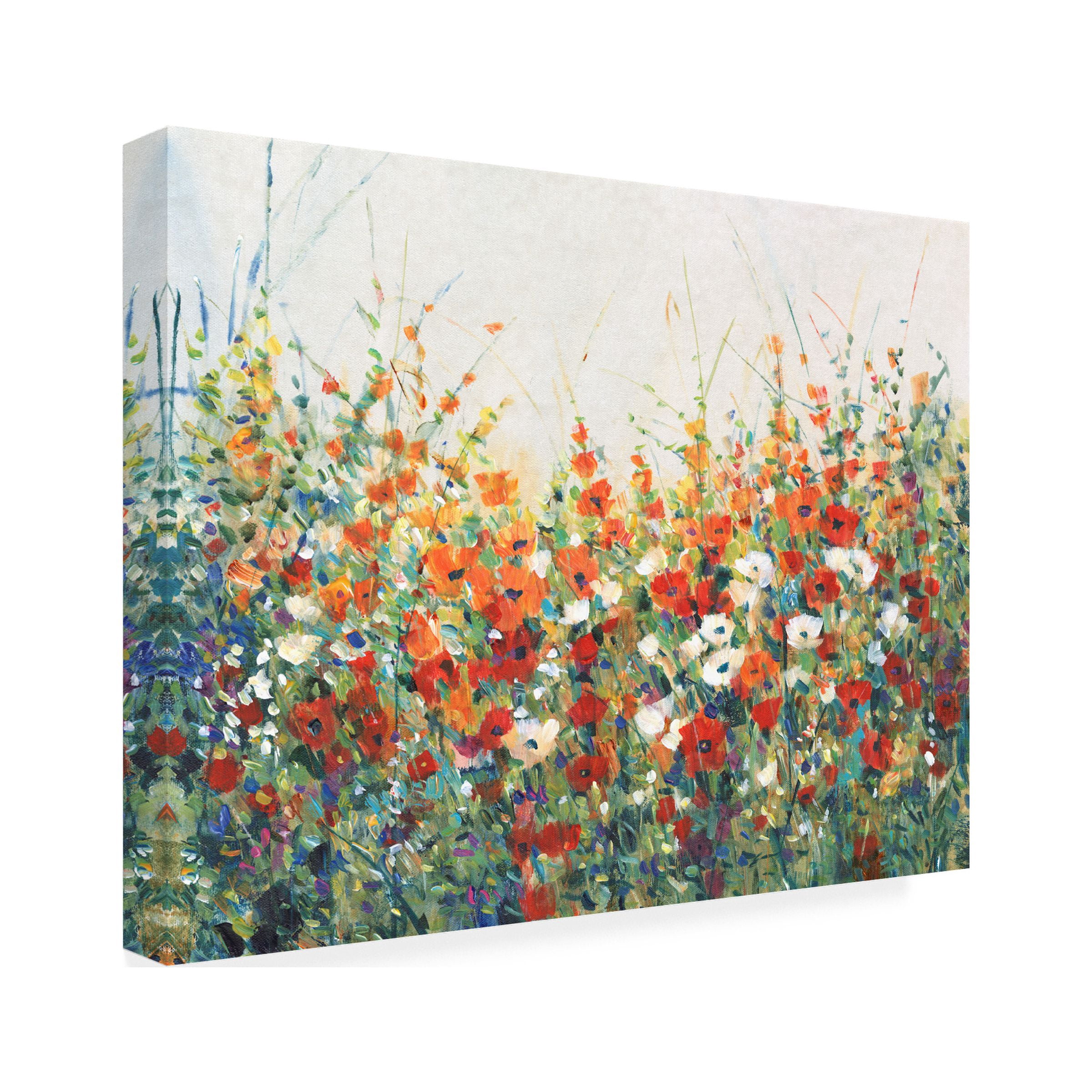Tim OToole 'Garden in Bloom I' Canvas Art