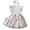 White, variant on Edvintorg Girls' Dresses Cute Fly Sleeve Crewneck Princess Dress Fashion Floral Tulle Dress for Party Size 9M-2Y