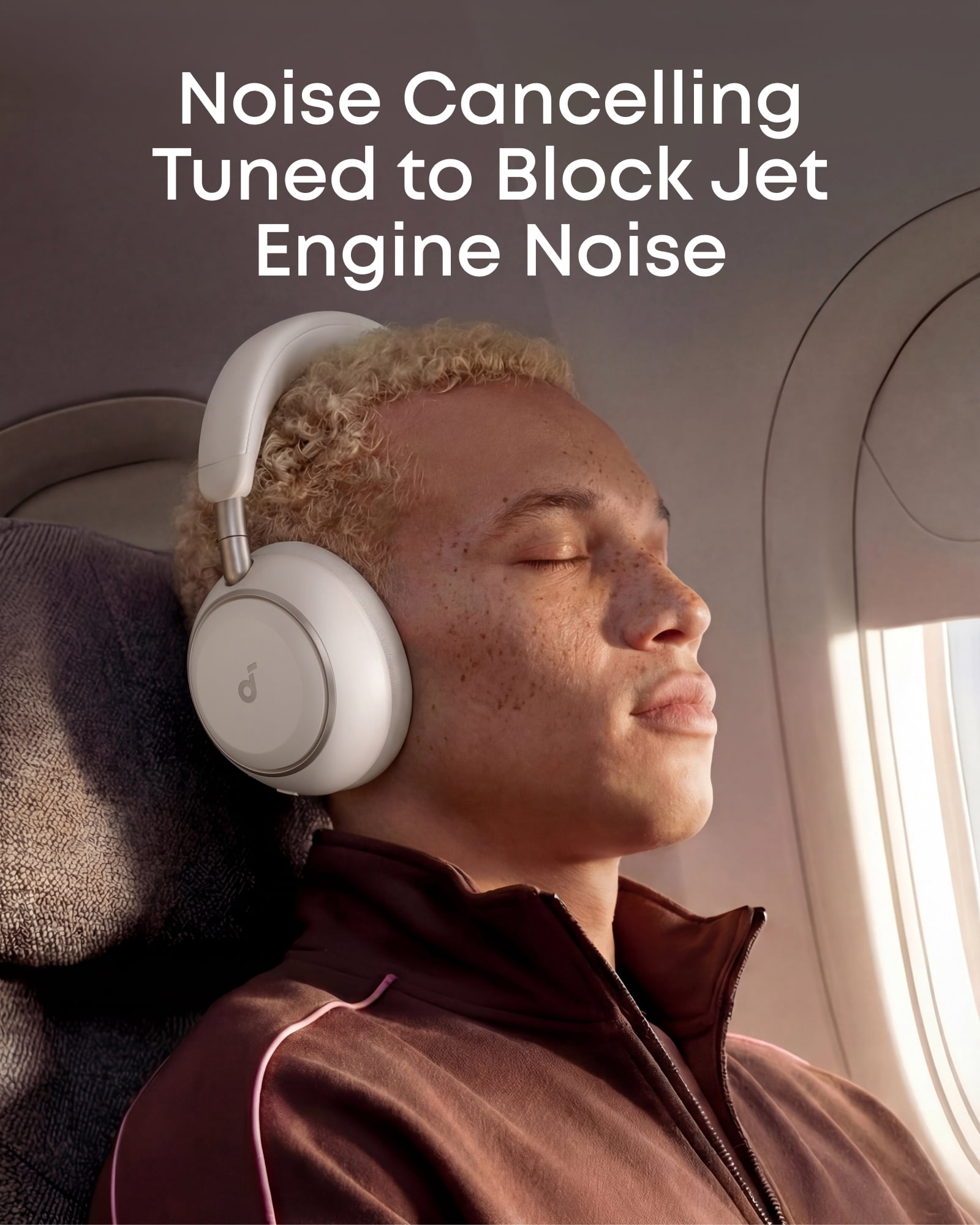 soundcore Space 2 by Anker, Active Noise Cancelling Headphones,Comfortable Fit, 50H Playtime, LDAC Hi-Res Wireless Audio, Dual Connection, Clear Calls, Bluetooth 6.1, Nap Mode, Wearing Detection