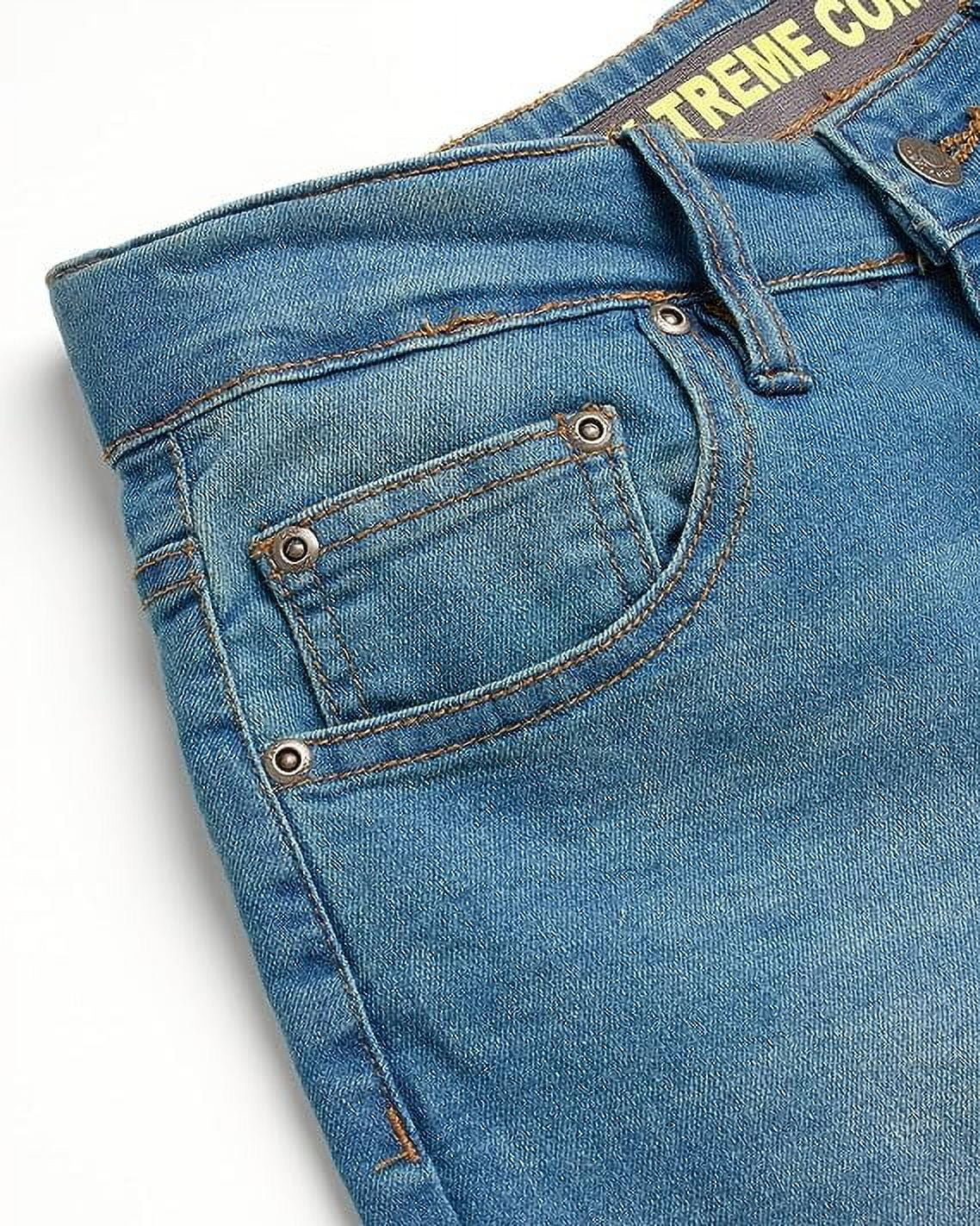 Lee Boys’ Premium Straight Fit Denim Jeans - Ultra Stretch Casual Pants for Boys (8-18 Husky)