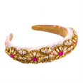 thumbnail image 1 of Colorful Retro Exaggerated Headband with Rhinestones - Handmade Crystal Hair Accessory for Women and Girls, 1 of 3
