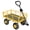 Yellow, variant on Ktaxon Heavy Duty 880lbs Utility Wagon with Removable Handle with Removable Sides and 4.10/3.50-4" Wheels 10 Inch Tire Green