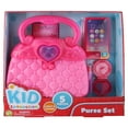 Kid Connection Light and Sound First Purse Play Set, Pink, 5 Pieces