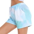 thumbnail image 2 of Uniexcosm Women Pajamas Sleepwear Shorts Tie Dye Sport Shorty for Female, 2 of 7