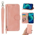 thumbnail image 1 of Nalacover for Google Pixel 7 Pro 6.7 inch Wallet Case,Shockproof Premium PU Leather Magnetic Closure Zipper Flip Kickstand Card Slots Anti-Scratch with Detachable Wrist Strap Phone Cover.Pink, 1 of 11