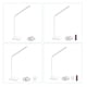 thumbnail image 5 of Advancent Lámpara de escritorio Lámparas de táctiles para sala de estar Escritorio de cuello de cisne plegable Electrodomésticos, 5 of 6