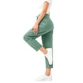 thumbnail image 4 of Khunlpohl Womens Casual Capri Pants Drawstring Elastic Waist Taperd Pant Plain Fashion Cropped Trousers with Pockets, 4 of 4