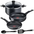 thumbnail image 1 of Batería T-fal C3829282 Hard Titanium Plus Olla Sartén Antiadherente T-fal BATERIA DE COCINA, 1 of 2