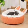 thumbnail image 4 of Dengjunhu Cat Bed Keep Warm Comfortable Pet House Puppy Round Cushion Bed Pet Supplies, 4 of 7