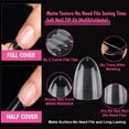 thumbnail image 3 of Fake Nails UNA GELLA - Puntas de gel ovaladas, cortas y ovaladas, 216 unidades, 3 of 7