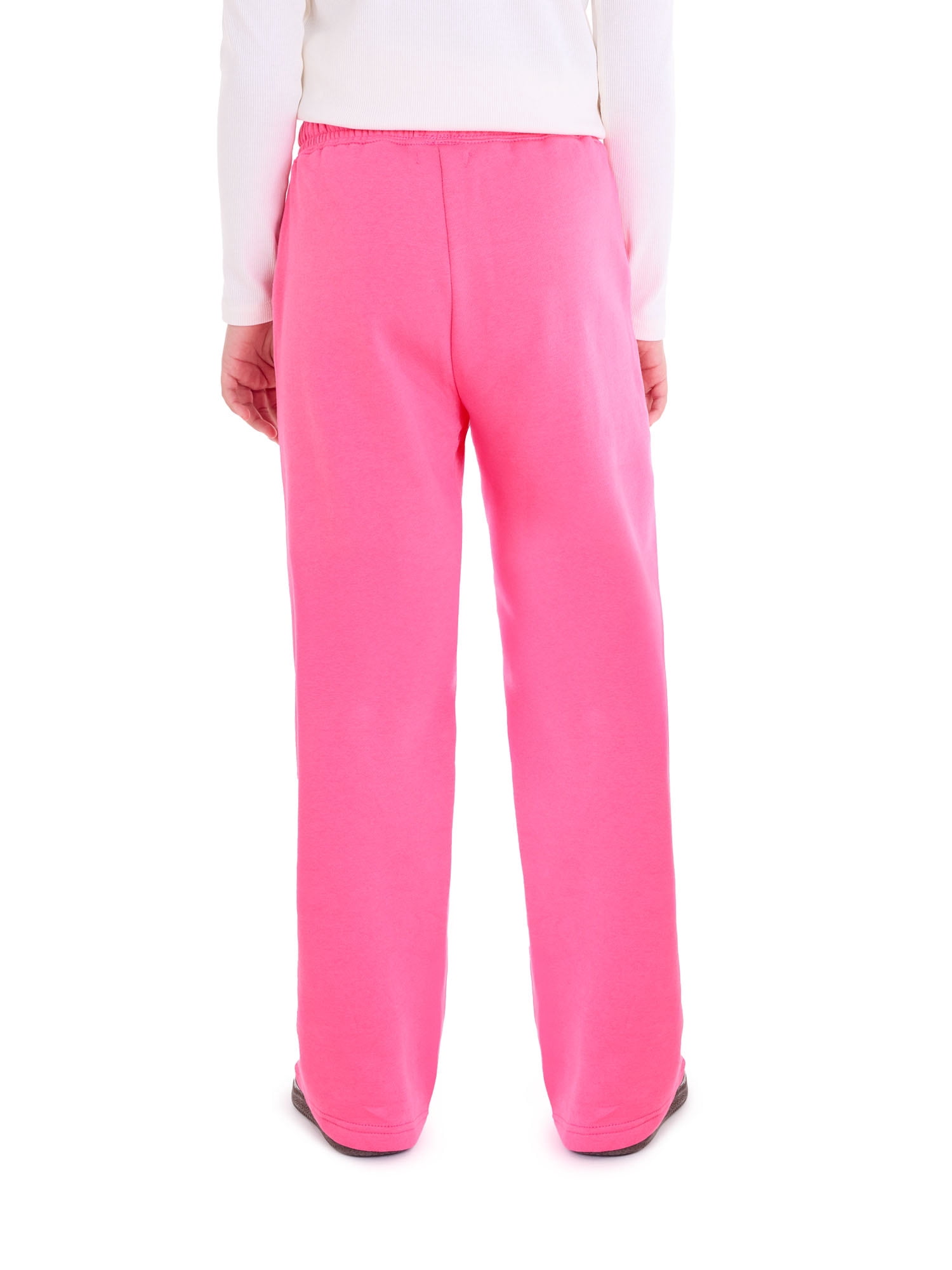 U.S. Polo Assn. Girls Classic Straight Fleece Pant, Sizes 4-18