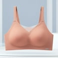 thumbnail image 5 of Everyday Bras for Women Womens Bras Push up Front Closure Sports Bra Small Woman Bras 2 Cup Push up Bra Brazier for Women Womens Comfort Bras Women Bras plus Size Sports Womens Sports Bras Orange M, 5 of 5