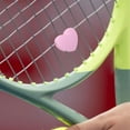 thumbnail image 4 of LULULION Heart-Shaped Tennis Racket Dampeners Pink Silicone Vibration Dampening Aid 10Pcs, 4 of 7