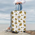 thumbnail image 4 of Uemuo Hohey Bee Golden2 Printed Washable Luggage Cover - Fashion Suitcase Protector Fits 18-32 Inch Luggage -X-Large, 4 of 9