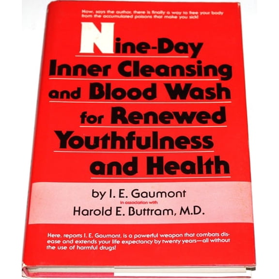 Pre-Owned Nine-Day Inner Cleansing and Blood Wash for Youthfulness and Health (Hardcover) 9780136225065