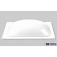 thumbnail image 2 of Specialty Recreation Skylight SL1824W 5 Inch High Bubble Type Dome; Mounts Outside RV; Rectangular; For 24 Inch Length x 18 Inch Width Opening; 27-1/2 Inch Length x 21-1/2 Inch Width Flange; White, 2 of 4