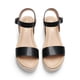 thumbnail image 4 of Sandalias de Plataforma con Cuña Estilo Alpargata para Mujer DREAM PAIRS Negras, 4 of 7
