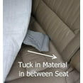 thumbnail image 6 of Covered Living Deluxe Quilted and Padded seat cover with Non-Slip Fabric in Seat Area for Pets - One Size Fits All 56"Wx94"L Grey, 6 of 8