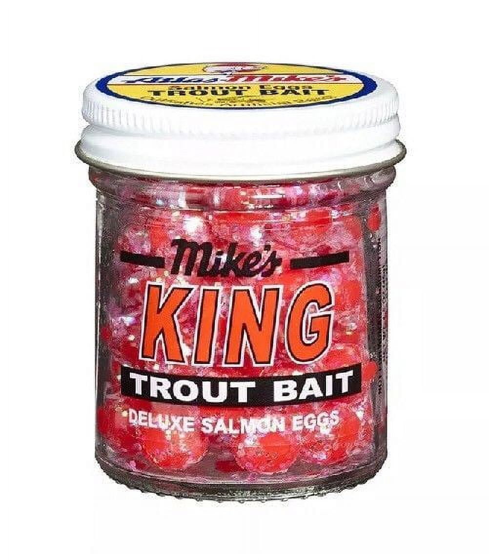 Atlas Mike's King Salmon Eggs Trout Bait, Pink Glitter, 1.6 oz., 1205 