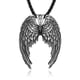 thumbnail image 1 of Colgante de alas de ángel de acero inoxidable, accesorios colgantes de acero de titanio con personalidad de moda europea y americana para hombres y mujeres, 1 of 5