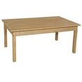 thumbnail image 2 of Wood Designs 83426 30" x 48" Rectangle Hardwood Table with 26" Legs, 27" Height, 48" Width, 30" Length, 2 of 2