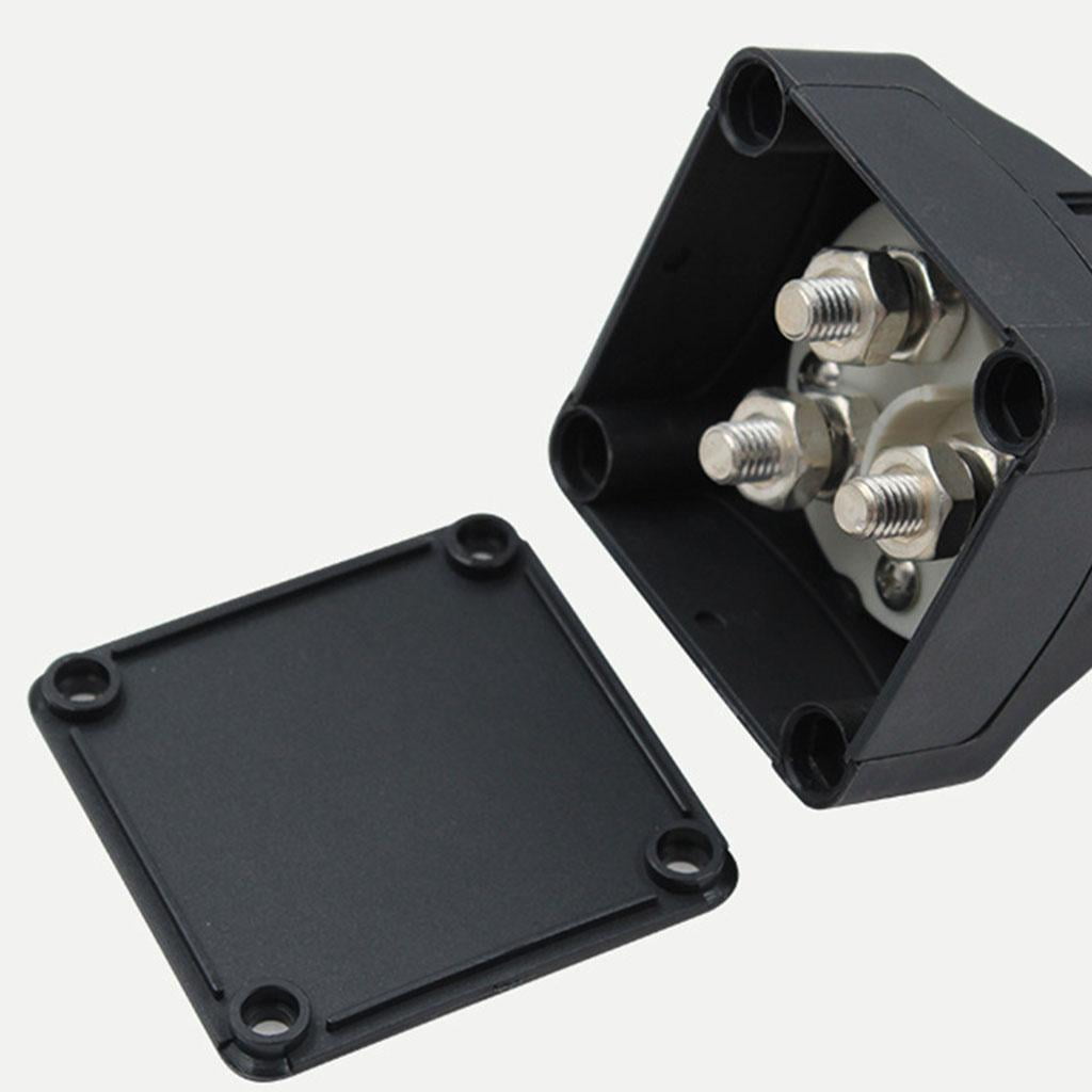 Wzmzjy 2x 12V/24V 3 Speed ON-OFF Battery Selector Isolator Disconnect Switch