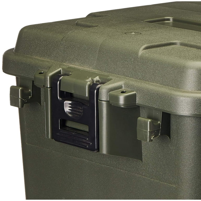 Plano Sportsman Trunk, OD Green, Small, 56-Quart Lockable Storage Box