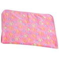 thumbnail image 5 of Manta para cachorros, cojín para mascotas, cama para perros pequeños y gatos, cálida manta para dormir, manta de forro polar para mascotas, cojín para patas (rosa), 5 of 5