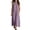Purple, variant on Womens Summer Midi Casual Dresses Sleeveless Round Neck Loose Beach Vacation Sundress with Pockets