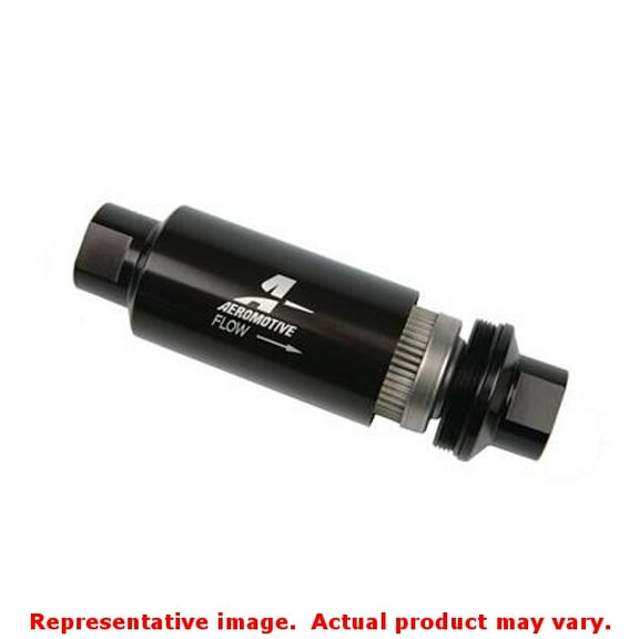 Aeromotive 10 AN 100 Micron Black Fuel Filter P/N 12324