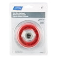thumbnail image 2 of Norton 39103, Carbon Steel 4" Knot Wire Cup Brush, 5/8-11 Threaded Arbor Mount, Pack of (1), 2 of 2