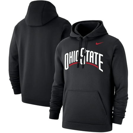 Men's Nike Black Ohio State Buckeyes Logo Pullover Hoodie