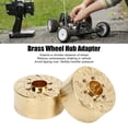 thumbnail image 3 of Poids de Roue en Laiton RC, Résistants à l'Usure Haute Résistance Faciles à Installer Adaptateur Hexagonal 2 Pcs Antirouille Réduisent les Secousses Inutiles pour Voiture Crawler, 3 of 7