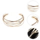 thumbnail image 2 of 1pc delicado pulsera de hierro mujer niñas joyería pulsera decoración (dorado), 2 of 6