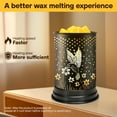 thumbnail image 3 of Electric Wax Melt Warmer, UNTIMATY Metal Wax Warmer, Scented Candle Wax Burner for Spa Home Office Bedroom, 3 of 7