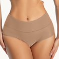thumbnail image 4 of ZNQHFRE Women Cotton Panty Menstrual Briefs , Heavy Flow Period Underwear with Leak proof Crotch Khaki 4XL, 4 of 4