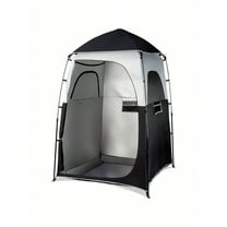 6.8FT Shower Tent, Large Instant Pop Up Shelter with Mesh Floor & Carrying Bag, Privacy Changing Room Tent for Toilet, Camping, Dressing, Lightweight & Sturdy, Easy Set Up