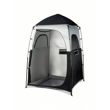 6.8FT Shower Tent, Large Instant Pop Up Shelter with Mesh Floor & Carrying Bag, Privacy Changing Room Tent for Toilet, Camping, Dressing, Lightweight & Sturdy, Easy Set Up